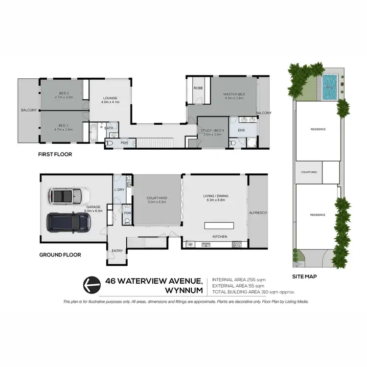 Floorplan of Homely house listing, 46 Waterview Avenue, Wynnum QLD 4178