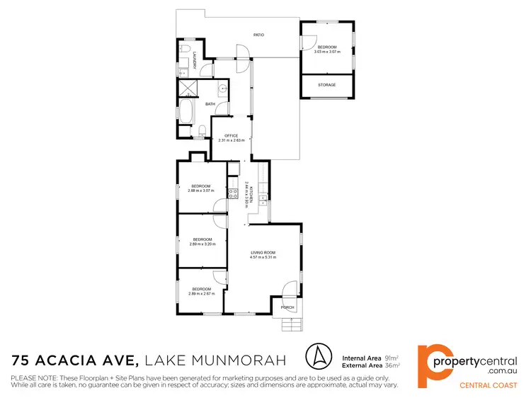 Floorplan of Homely house listing, 75 Acacia Avenue, Lake Munmorah NSW 2259
