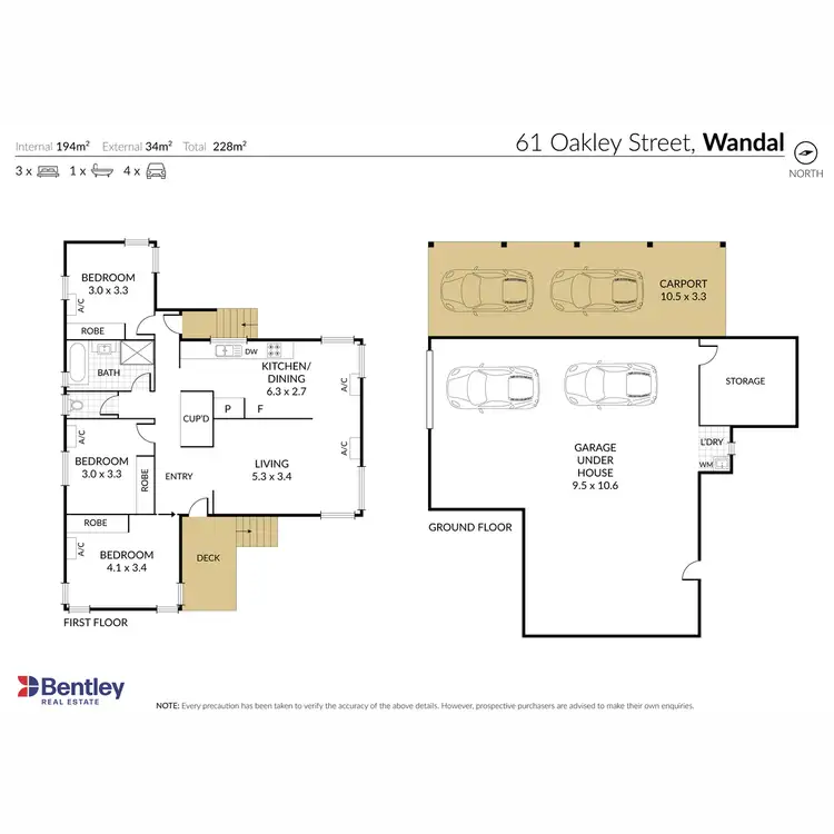 Floorplan of Homely house listing, 61 Oakley Street, Wandal QLD 4700