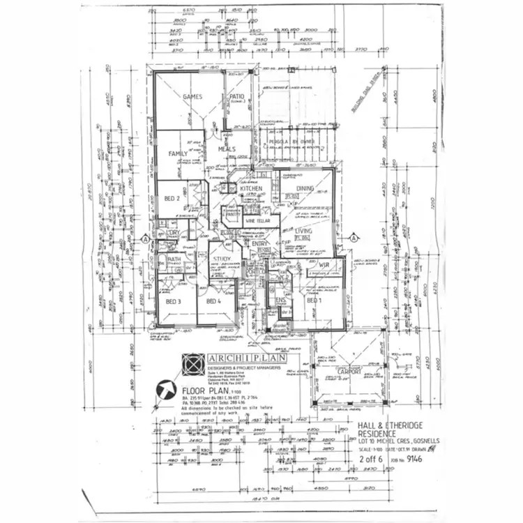 Floorplan of Homely house listing, 1 Michel Crescent, Gosnells WA 6110