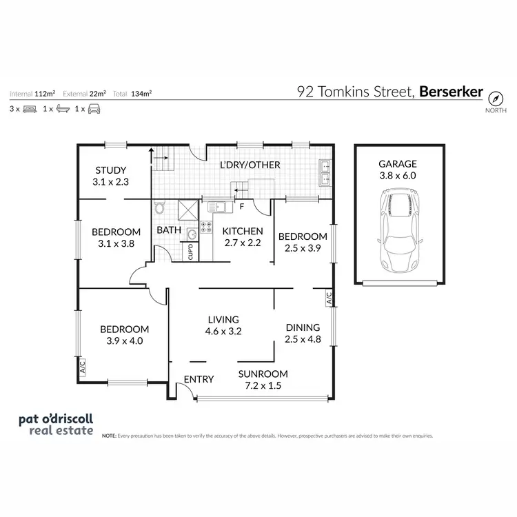 Floorplan of Homely house listing, 92 Tomkins Street, Berserker QLD 4701