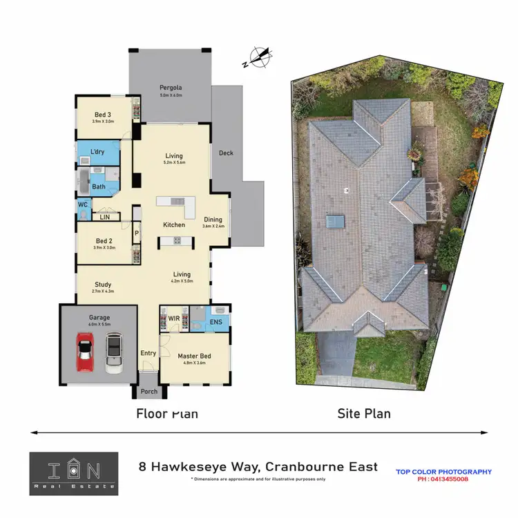 Floorplan of Homely house listing, 8 Hawkeseye Way, Cranbourne East VIC 3977