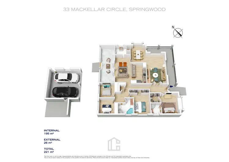 Floorplan of Homely house listing, 33 Mackellar Circle, Springwood NSW 2777
