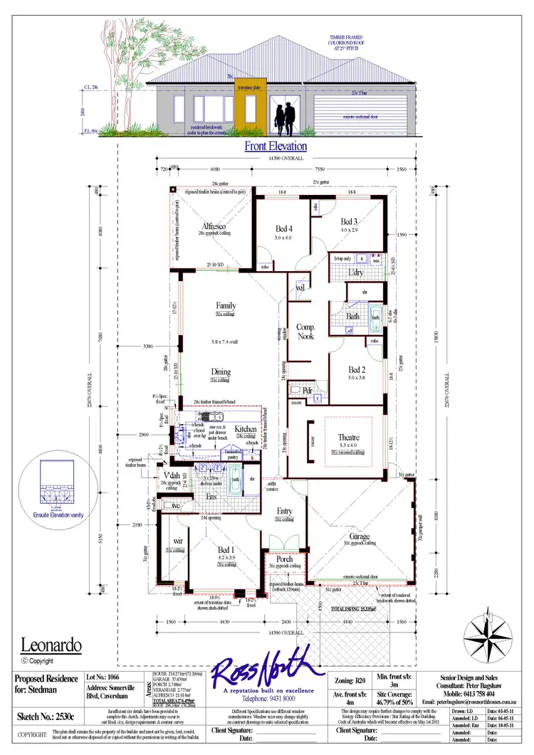 Floorplan of Homely house listing, 4 Summerville Boulevard, Caversham WA 6055