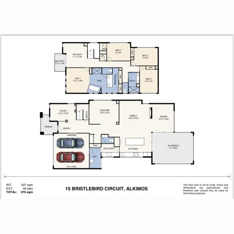 Floorplan of Homely house listing, 15 Bristlebird Circuit, Alkimos WA 6038