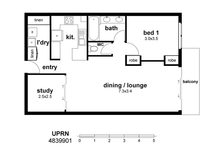 Floorplan of Homely apartment listing, Address available on request