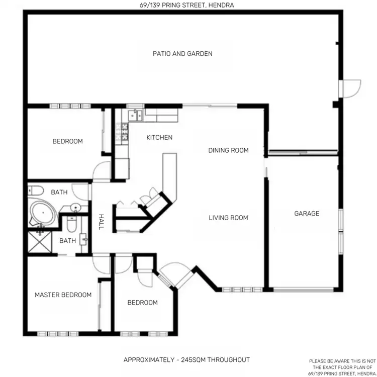 Floorplan of Homely villa listing, 69/139 Pring Street, Hendra QLD 4011