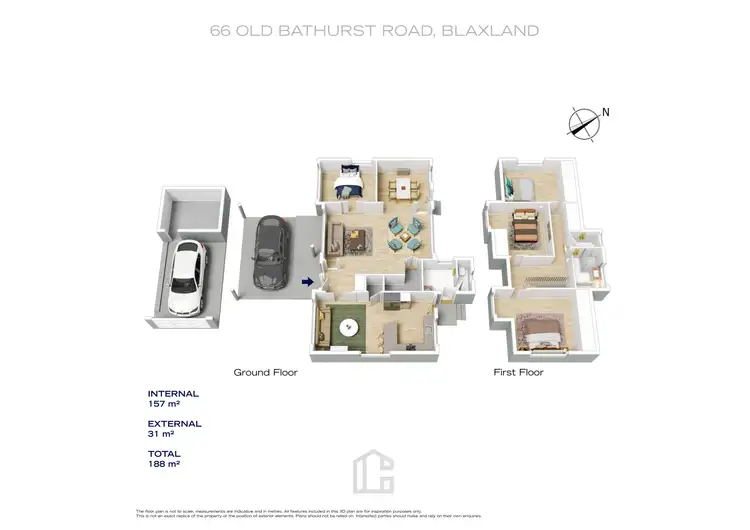 Floorplan of Homely house listing, 66 Old Bathurst Road, Blaxland NSW 2774