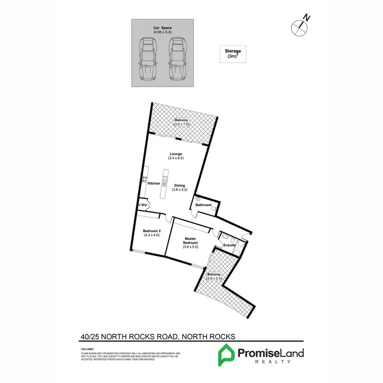 Floorplan of Homely apartment listing, 40/25 North Rocks Road, North Rocks NSW 2151