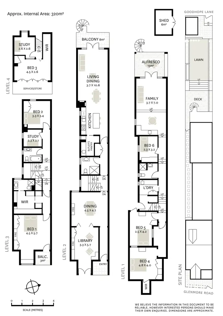 Floorplan of Homely terrace listing, 280 Glenmore Road, Paddington NSW 2021
