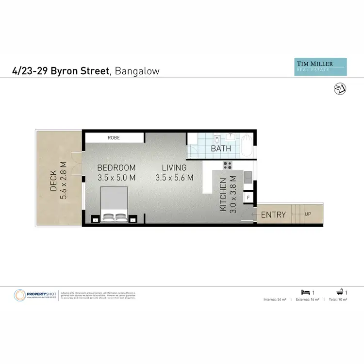 Floorplan of Homely unit listing, 4/23-29 Byron Street, Bangalow NSW 2479