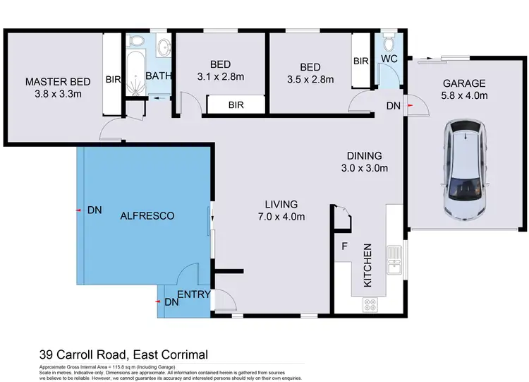 Floorplan of Homely villa listing, 39 Carroll Road, East Corrimal NSW 2518