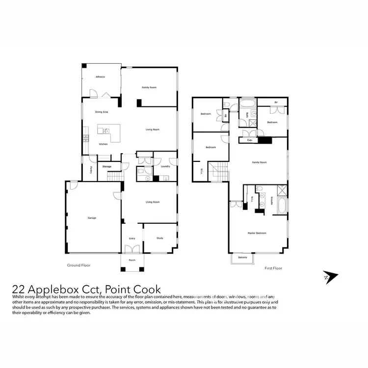 Floorplan of Homely house listing, 22 Applebox Circuit, Point Cook VIC 3030