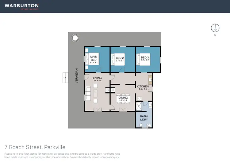 Floorplan of Homely house listing, 7 Roach Street, Parkville NSW 2337