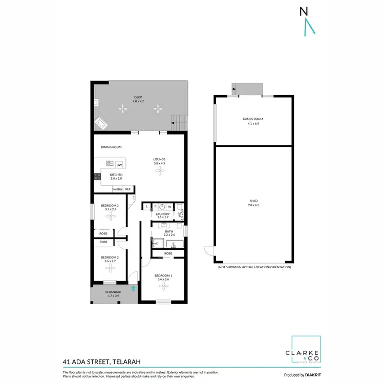 Floorplan of Homely house listing, 41 Ada Street, Telarah NSW 2320