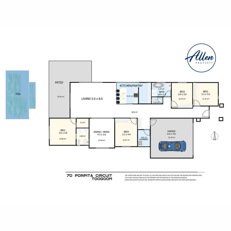 Floorplan of Homely house listing, 70 Porpita Circuit, Toogoom QLD 4655