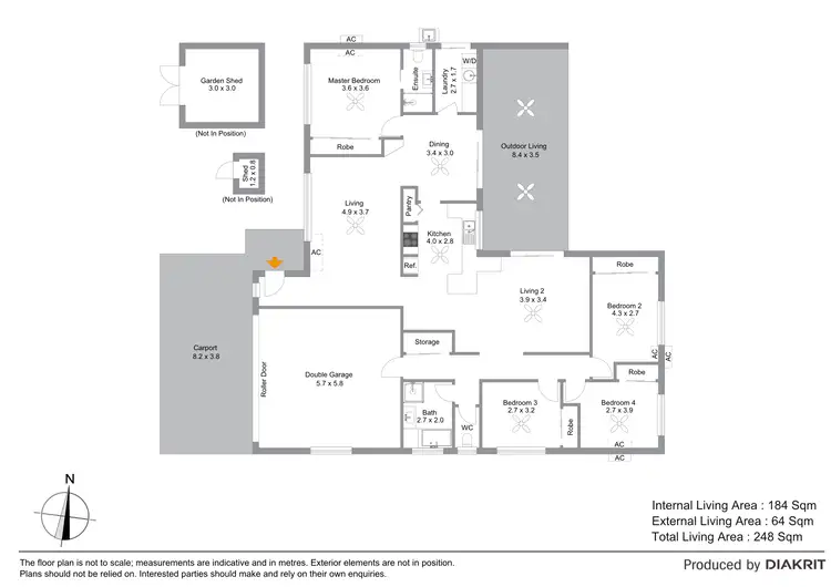 Floorplan of Homely house listing, 11 Adelaide Drive, Caboolture South QLD 4510