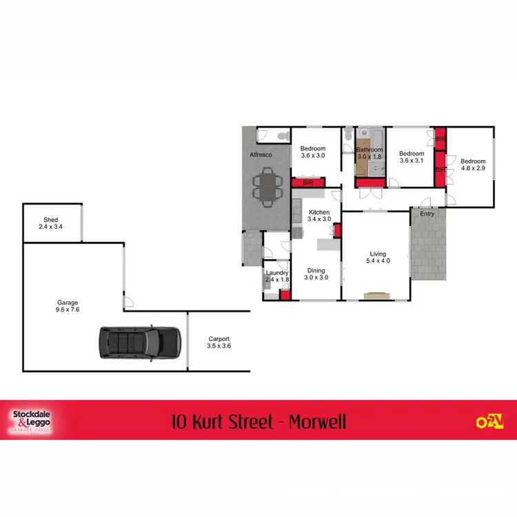 Floorplan of Homely house listing, 10 Kurt Street, Morwell VIC 3840