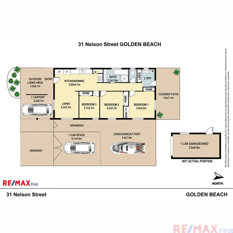 Floorplan of Homely house listing, 31 Nelson Street, Golden Beach QLD 4551