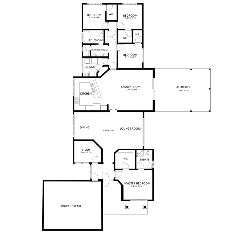 Floorplan of Homely house listing, 36 Harmer Street, Glenroy NSW 2640