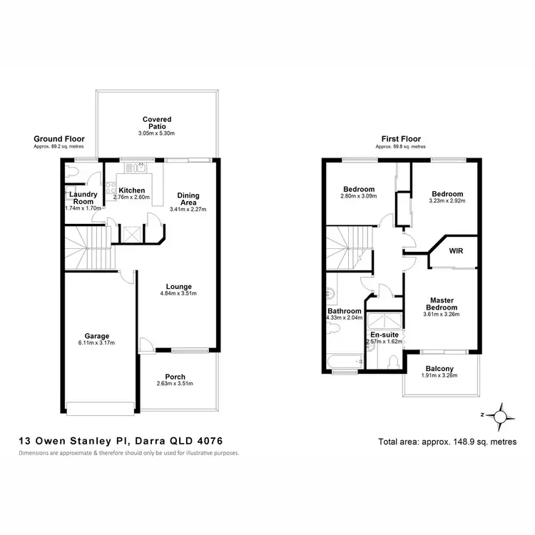 Floorplan of Homely house listing, 13 Owen Stanley Place, Darra QLD 4076