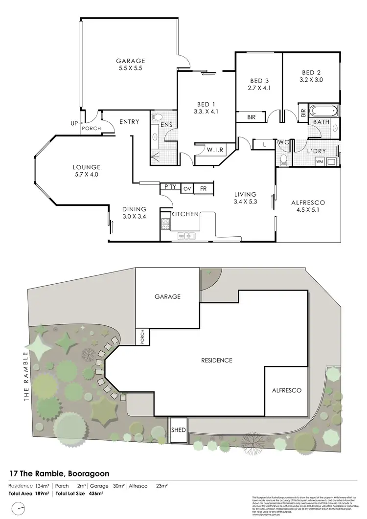 Floorplan of Homely house listing, 17 The Ramble, Booragoon WA 6154