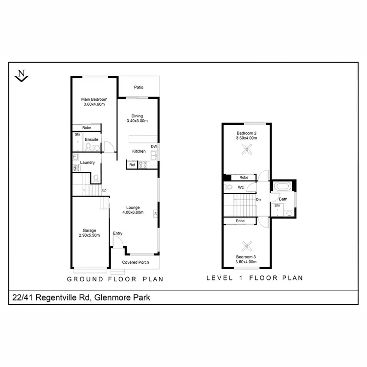 Floorplan of Homely townhouse listing, 22/41 Regentville Road, Glenmore Park NSW 2745
