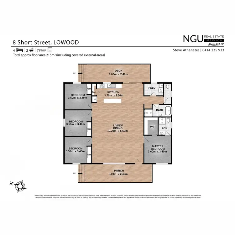 Floorplan of Homely house listing, 6 Short Street, Lowood QLD 4311