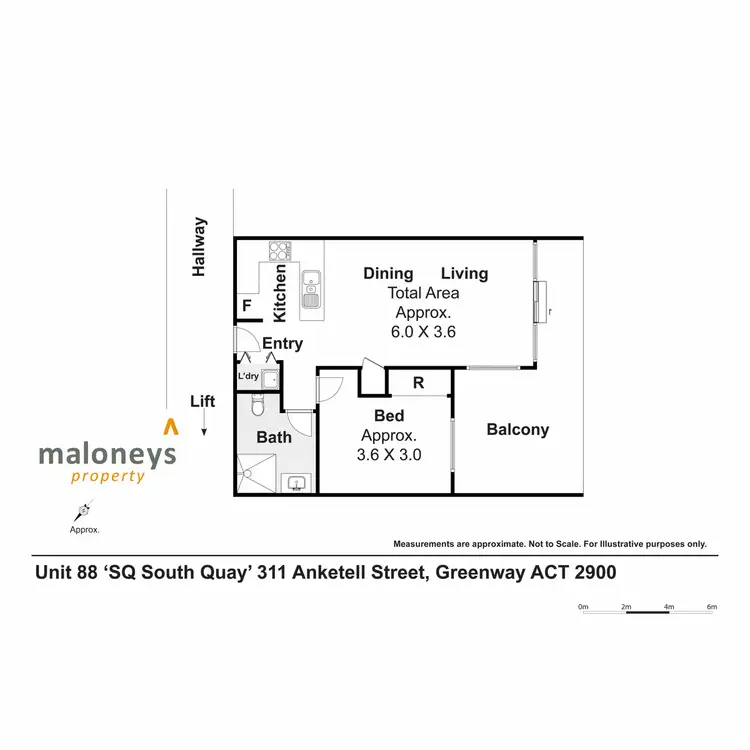 Floorplan of Homely apartment listing, 88/311 Anketell Street, Greenway ACT 2900