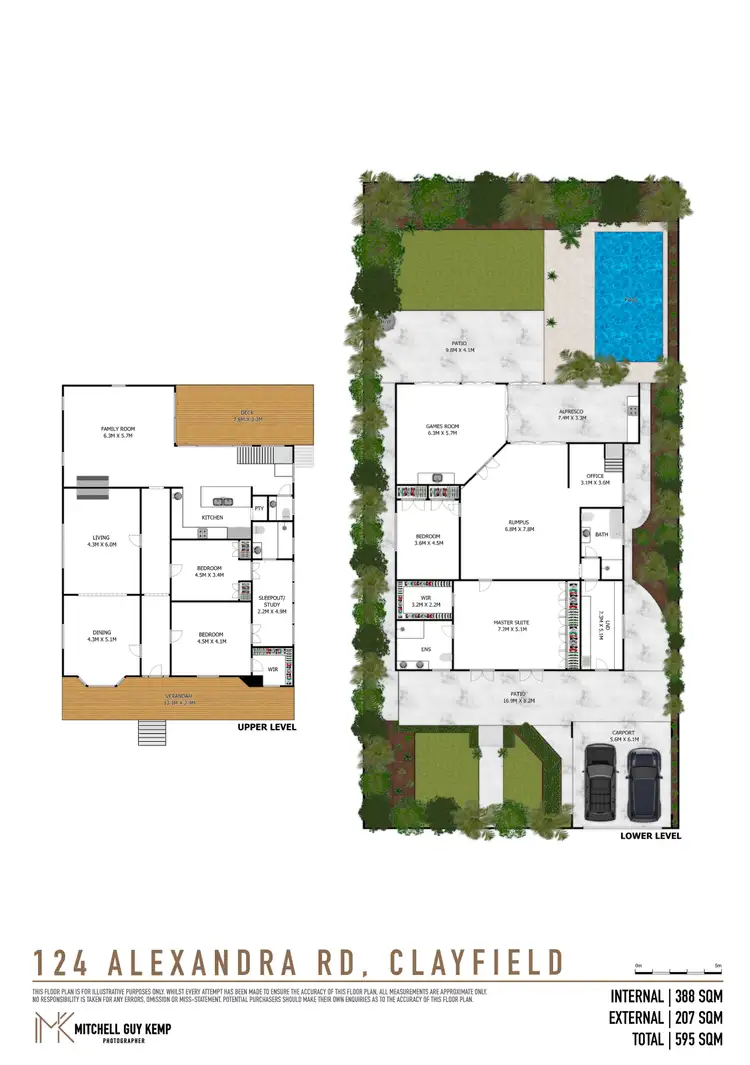 Floorplan of Homely house listing, 124 Alexandra Road, Clayfield QLD 4011
