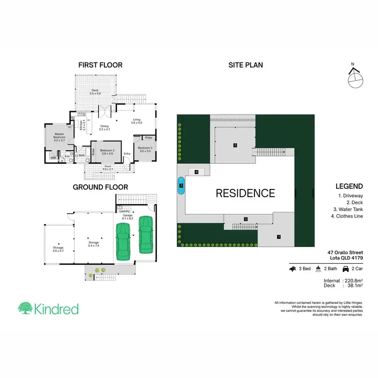 Floorplan of Homely house listing, 47 Orallo Street, Lota QLD 4179