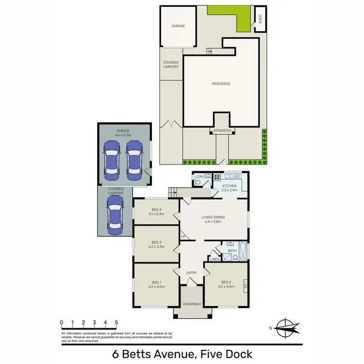 Floorplan of Homely house listing, 6 Betts Avenue, Five Dock NSW 2046