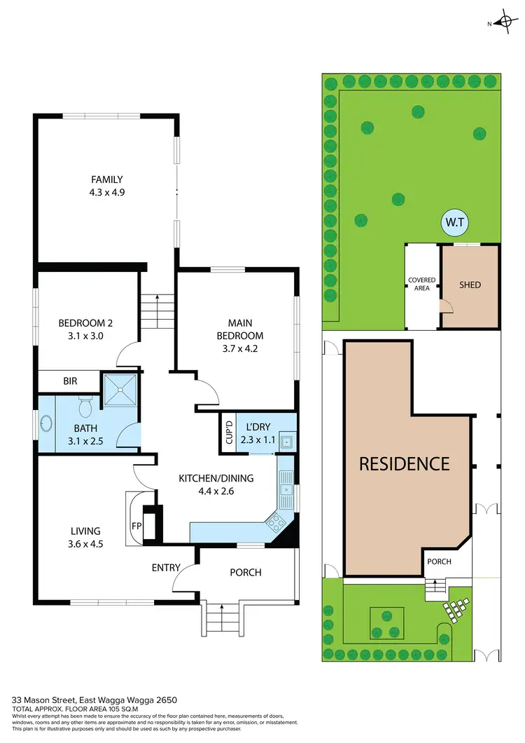 Floorplan of Homely house listing, 33 Mason Street, East Wagga Wagga NSW 2650