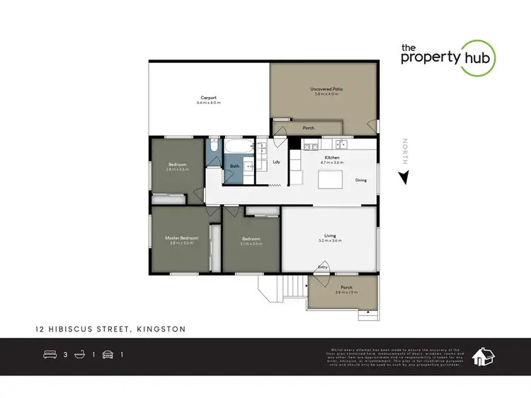 Floorplan of Homely house listing, 12 Hibiscus Street, Kingston QLD 4114