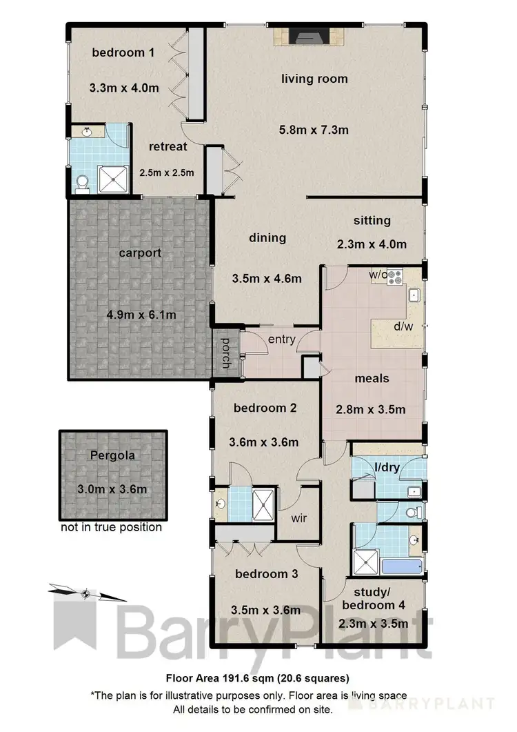 Floorplan of Homely house listing, 14 Wong Hee Road, Emerald VIC 3782