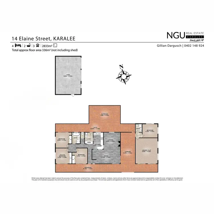 Floorplan of Homely house listing, 14 - 16 Elaine Street, Karalee QLD 4306