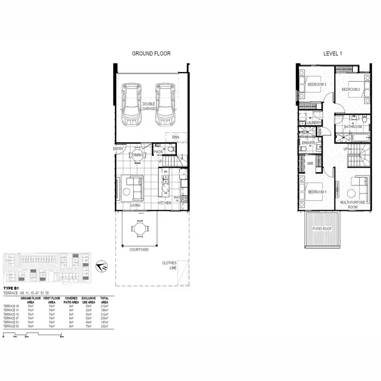 Floorplan of Homely townhouse listing, 15/182 Government Road, Richlands QLD 4077