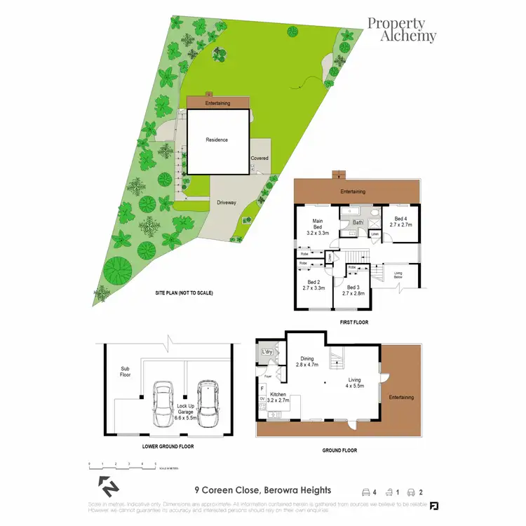 Floorplan of Homely house listing, 9 Coreen Close, Berowra Heights NSW 2082