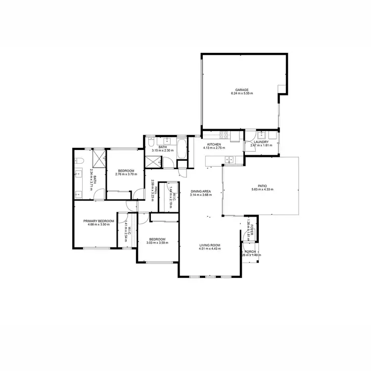 Floorplan of Homely apartment listing, 3/27 Holland Street, Bargara QLD 4670