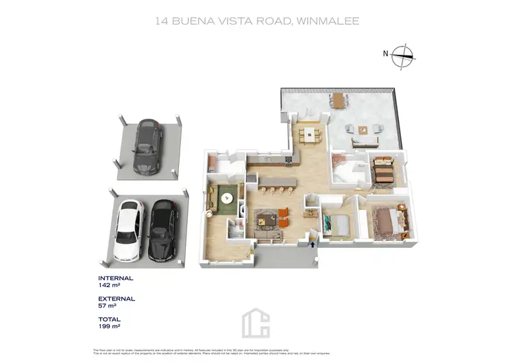 Floorplan of Homely house listing, 14 Buena Vista Road, Winmalee NSW 2777