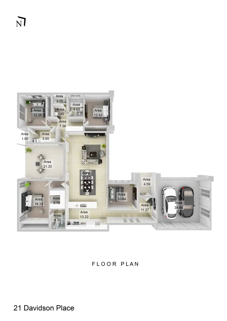 Floorplan of Homely house listing, 21 Davidson Place, Griffith NSW 2680