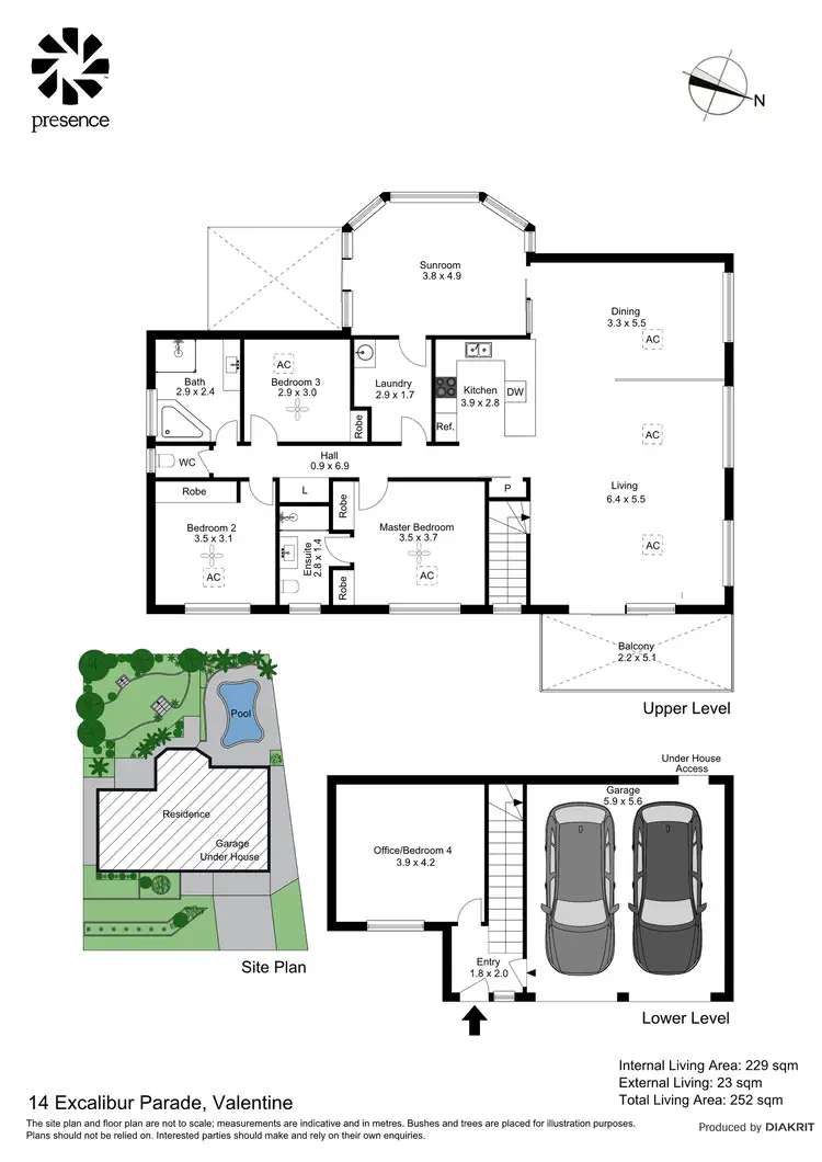 Floorplan of Homely house listing, 14 Excalibur Parade, Valentine NSW 2280