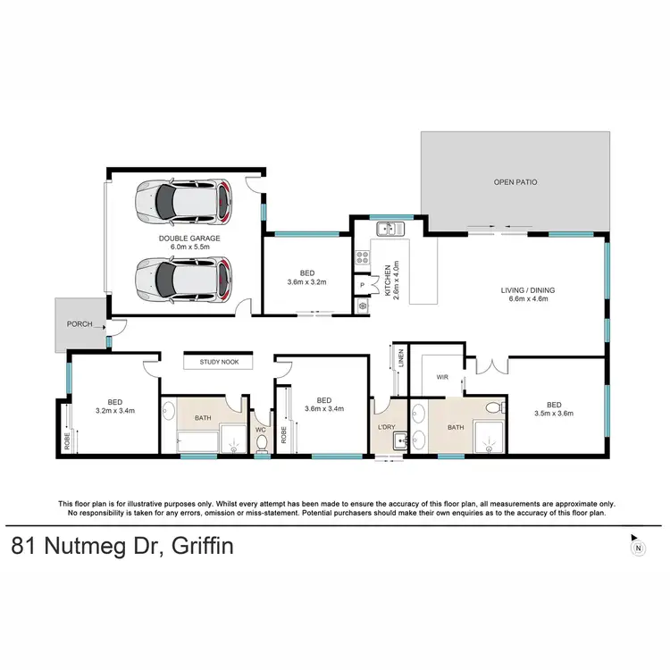 Floorplan of Homely house listing, 81 Nutmeg Drive, Griffin QLD 4503