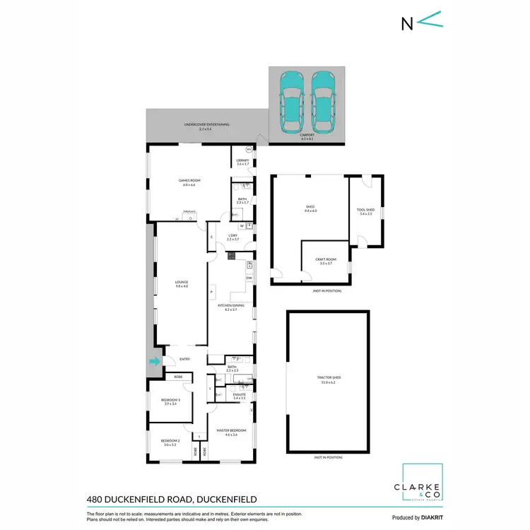 Floorplan of Homely rural property listing, 480 Duckenfield Road, Duckenfield NSW 2321