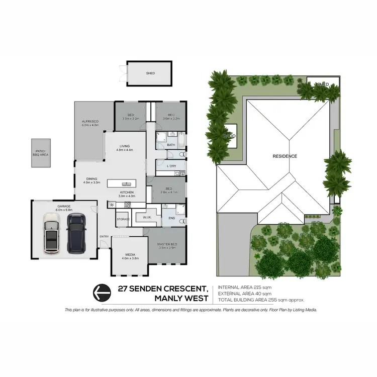 Floorplan of Homely house listing, 27 Senden Crescent, Manly West QLD 4179