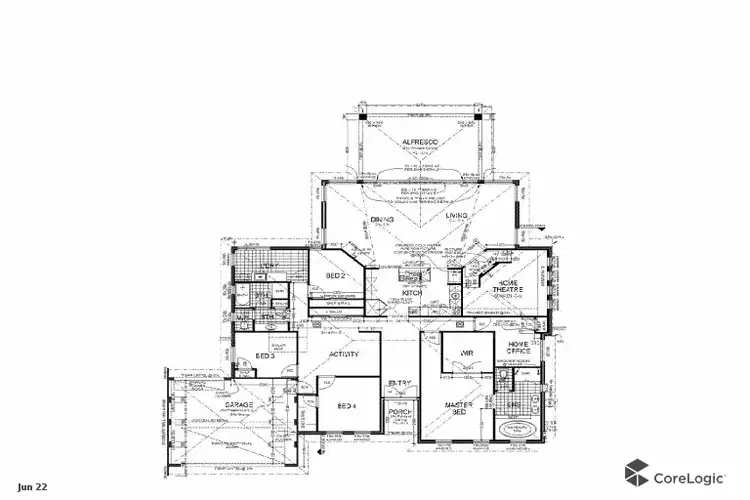 Floorplan of Homely house listing, 9 Piesley Promenade, Canning Vale WA 6155