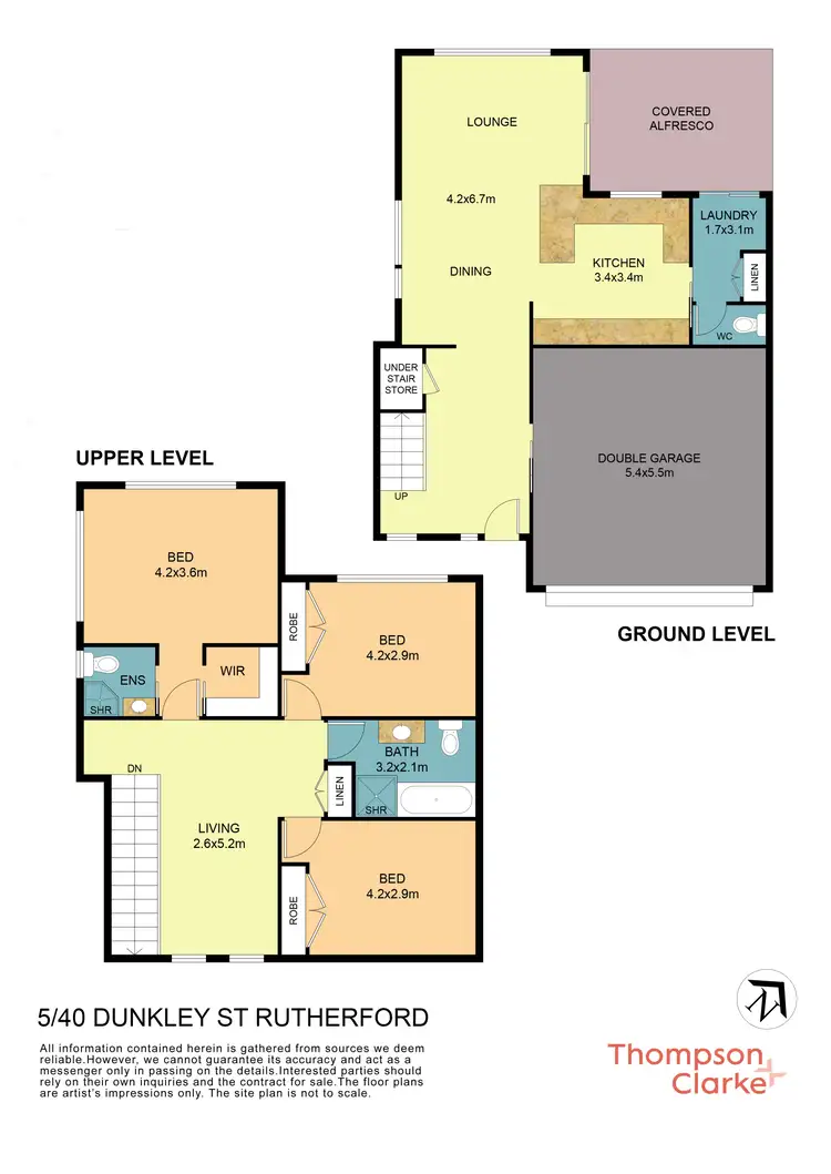 Floorplan of Homely house listing, 5/40 Dunkley Street, Rutherford NSW 2320