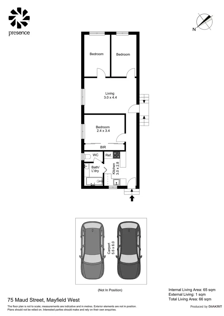 Floorplan of Homely house listing, 75 Maud Street, Mayfield West NSW 2304