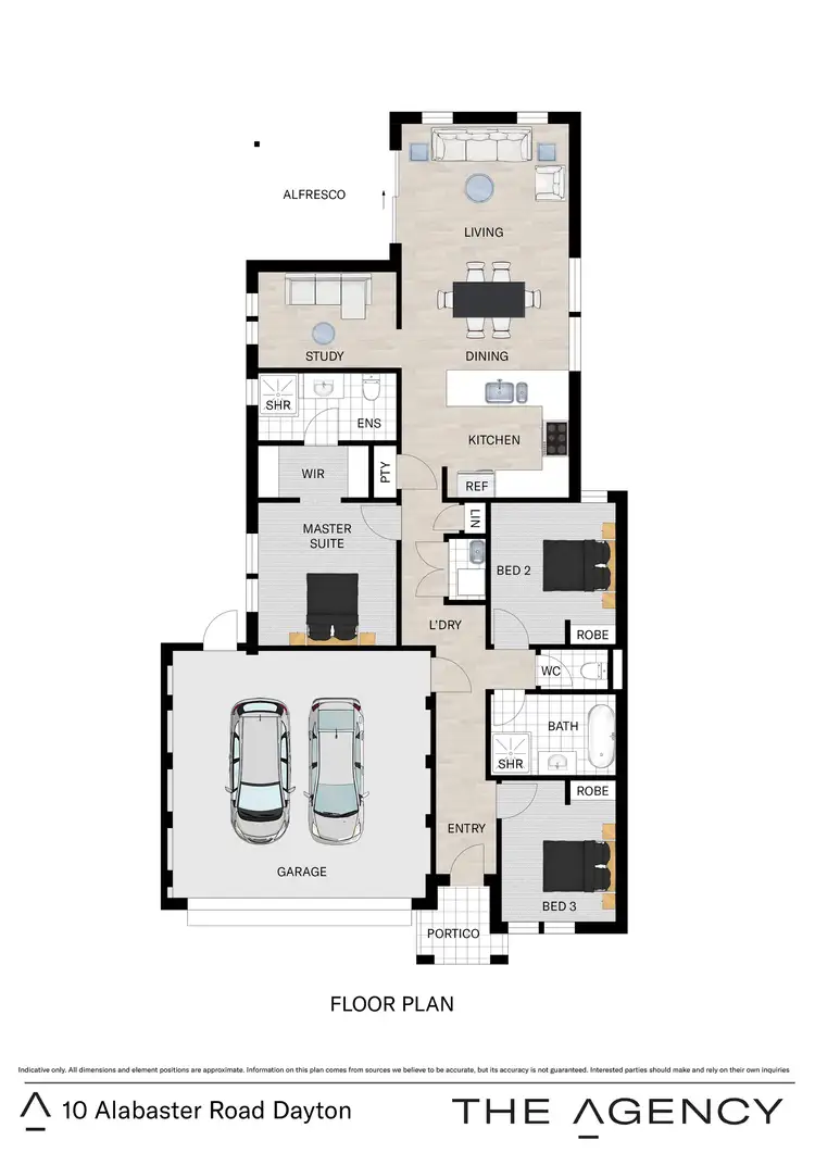 Floorplan of Homely house listing, 10 Alabaster Road, Dayton WA 6055