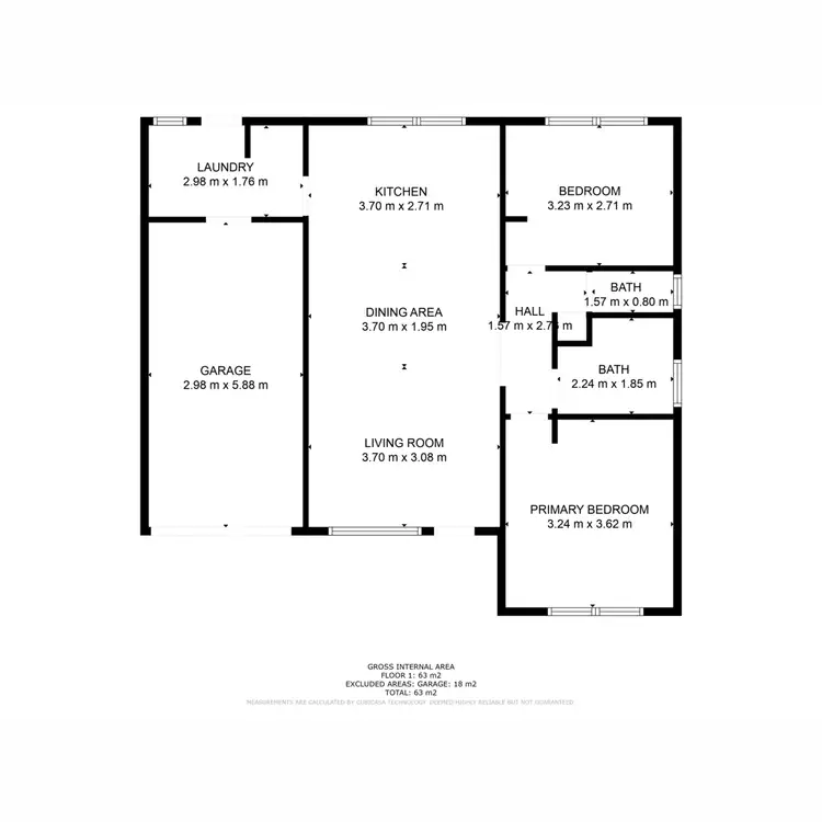 Floorplan of Homely unit listing, 5/4 Skinner Street, Gatton QLD 4343